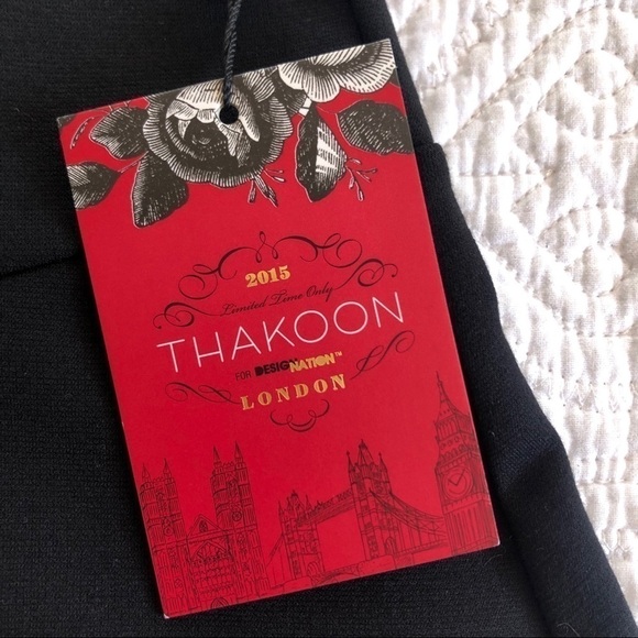 Thakoon for Kohls Black Short Wrap Skirt NEW - Picture 3 of 6